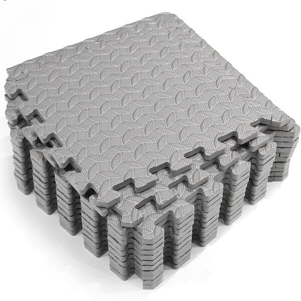 EVA materiāla grīdas flīzes saliekamas 600x600x10mm, 6gb komplektā | EVAGRIDA