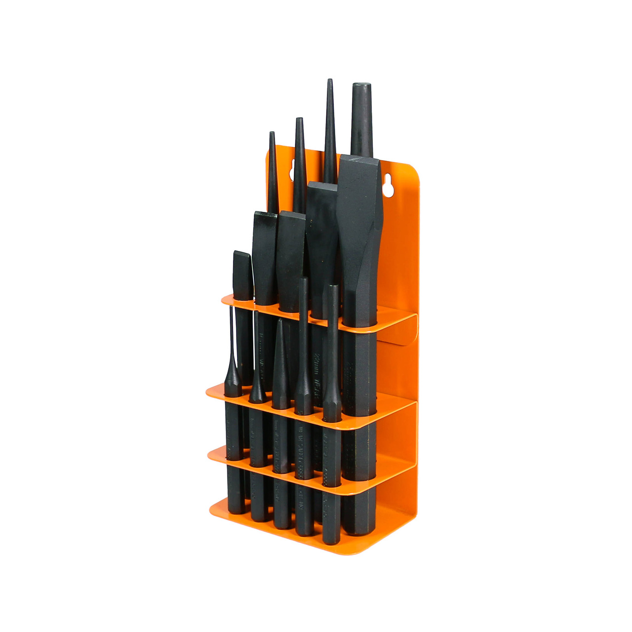 507300-Punch-Chisel-Set-14-pcs-with-wall-rack
